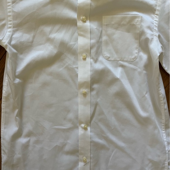 Cat & Jack Boys’ White Long Sleeve Collared Button Down - Picture 5 of 12